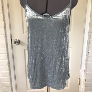**LAST CHANCE** Crushed Velvet Roxy Tank